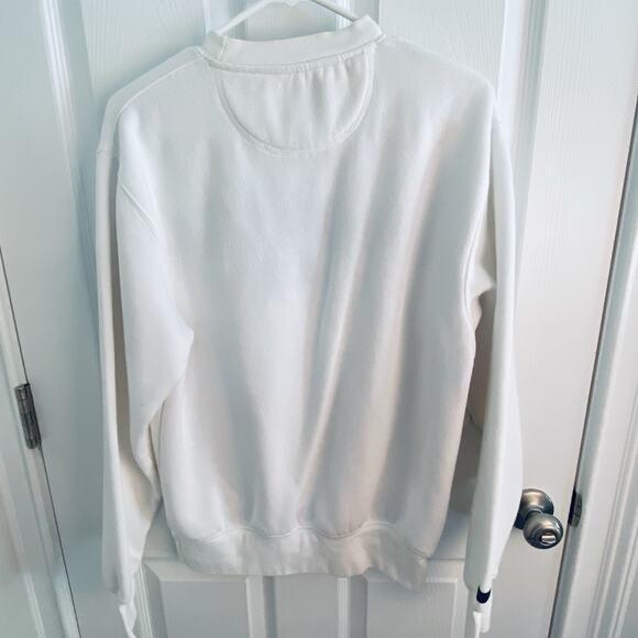 Vintage Hampton University Jansport Sweatshirt Mens Small White Pullover Shirt - Picture 6 of 6